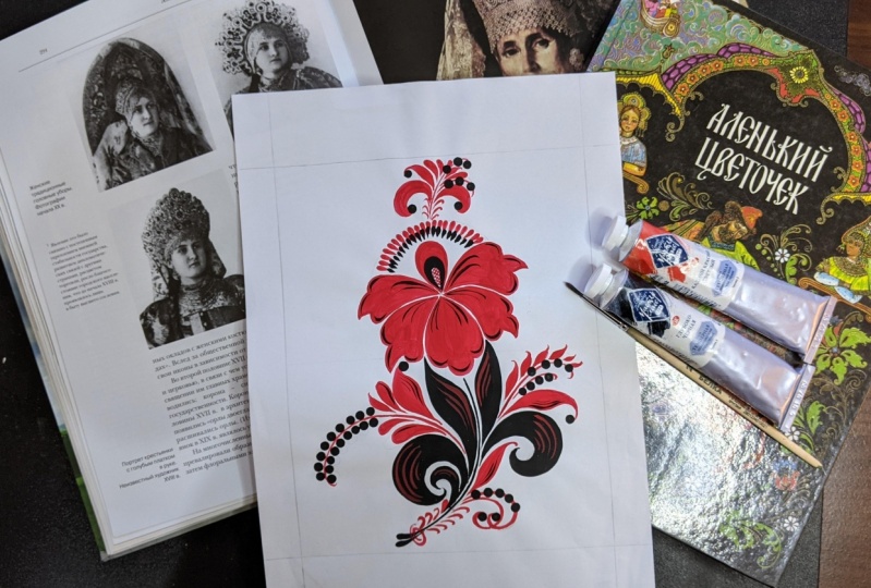 Scarlet Flowers from the fairytale of my childhood
