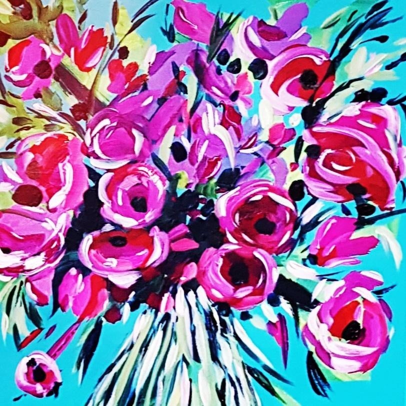 Loose Floral Bouquet - student project