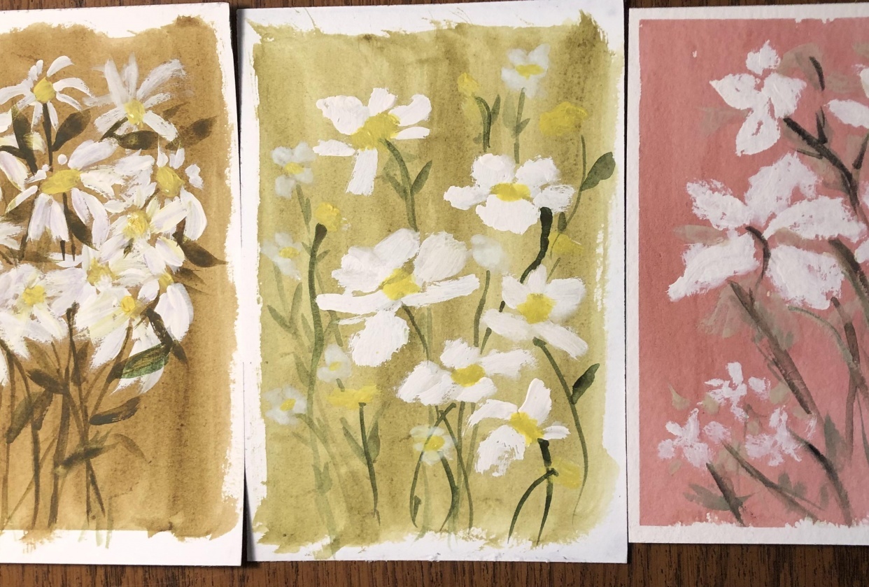 vintage florals - student project