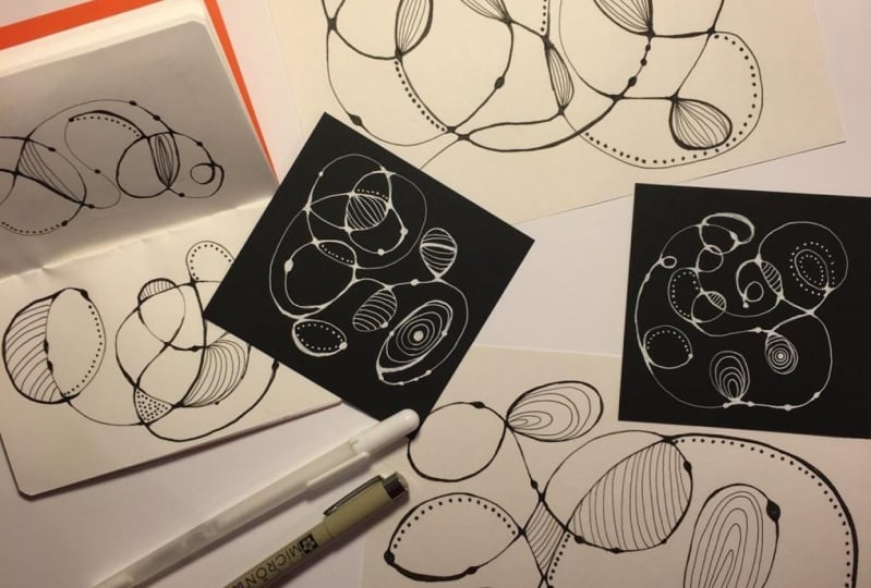 Neurographic Art Black & White