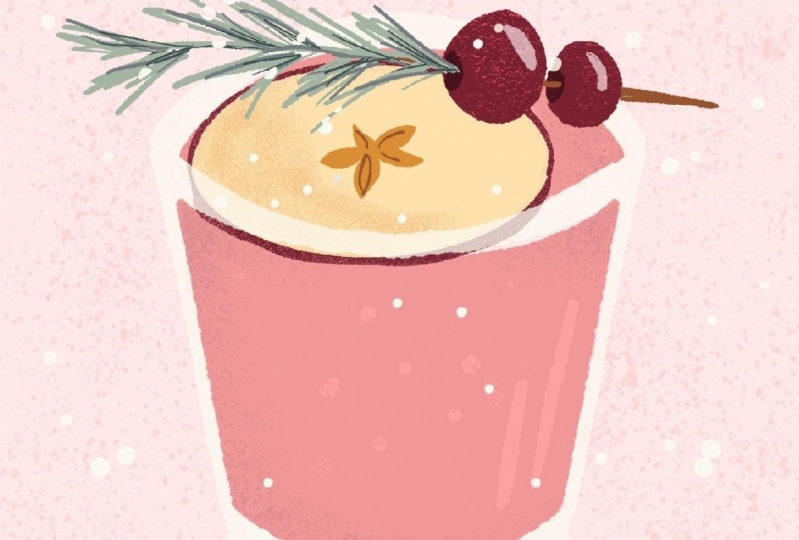 Winter cocktail