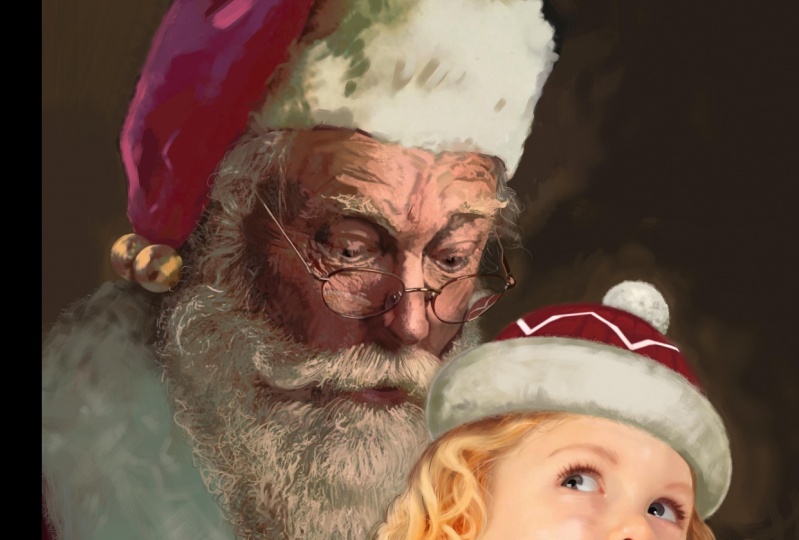 Reading with Santa