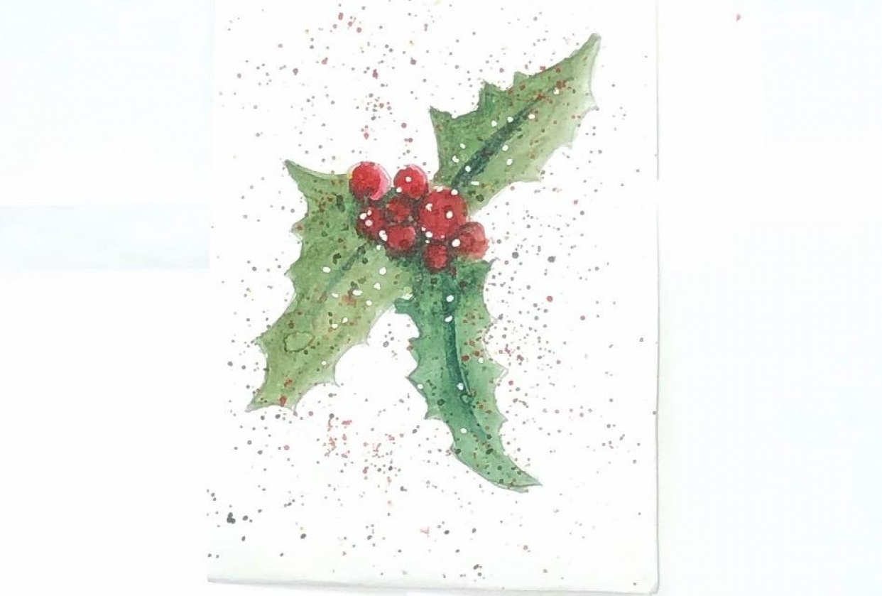 Christmas postcards - student project