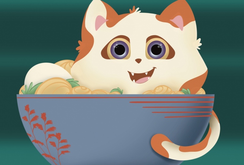 Ramen Cat & Shark
