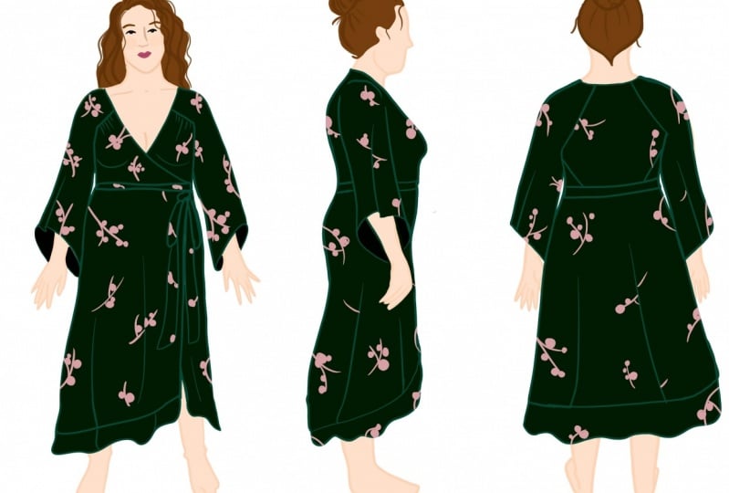 Sketching Clothes Into My Body Shape
