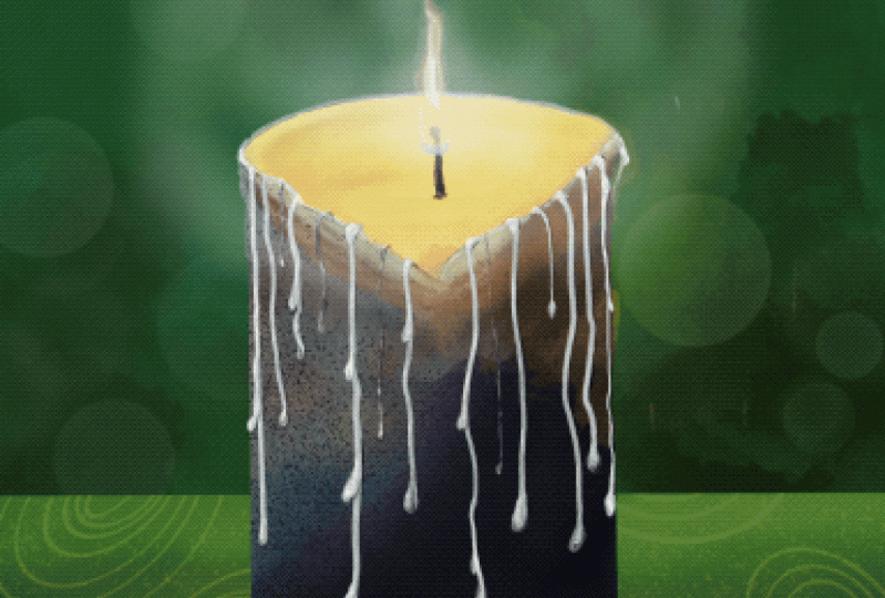 Christmas candle