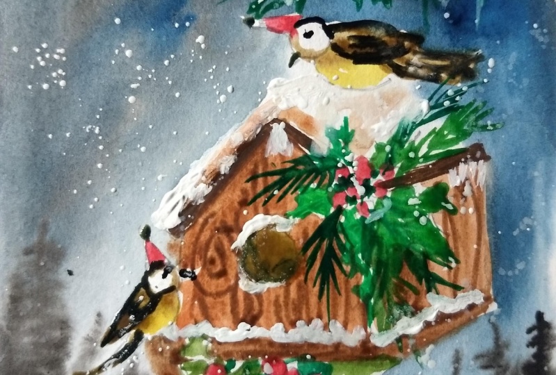 Birdhouse with Lavina