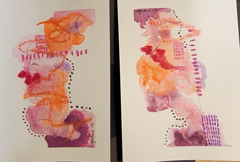 pink-orange-violet