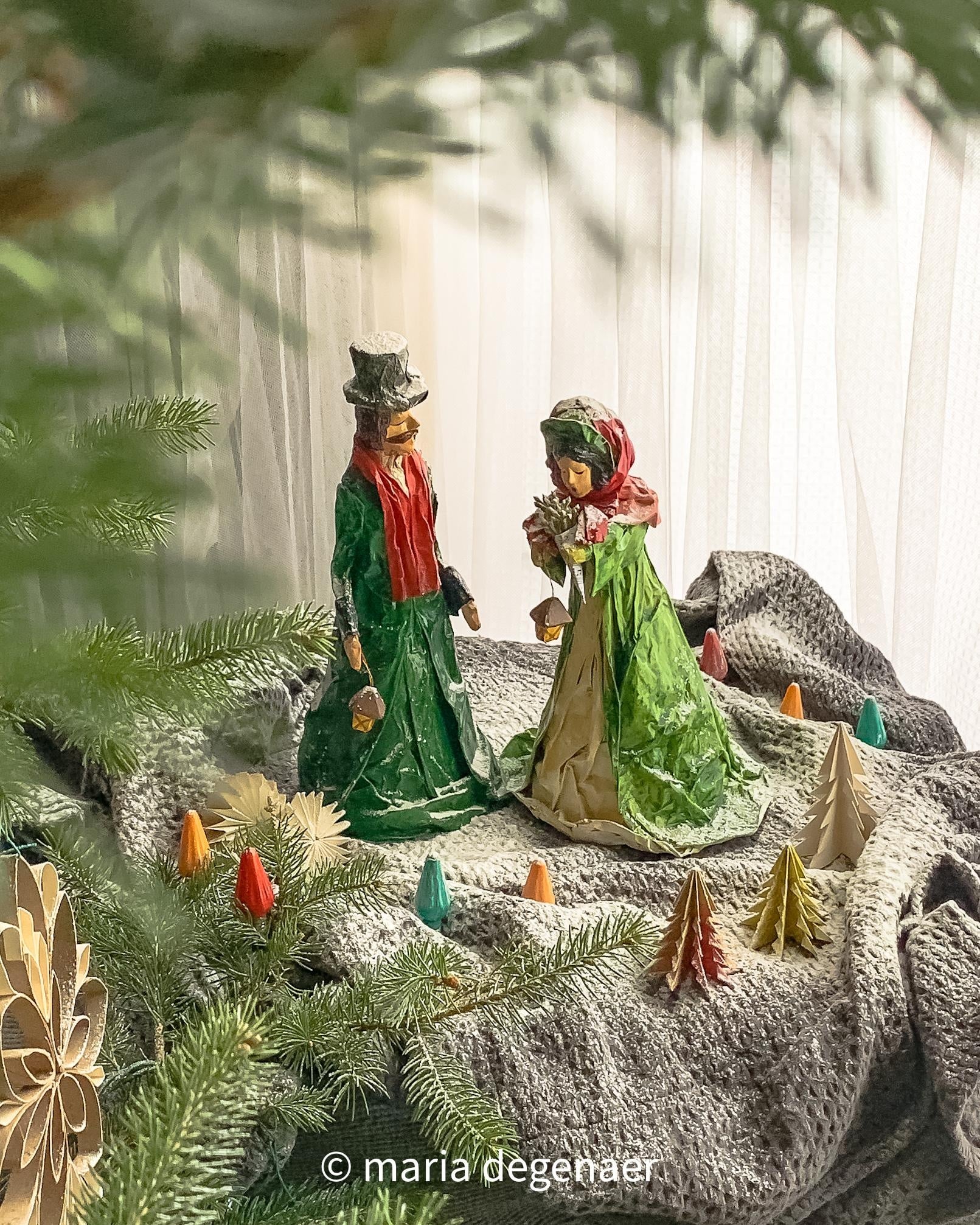 Vintage Christmas Carolers - student project