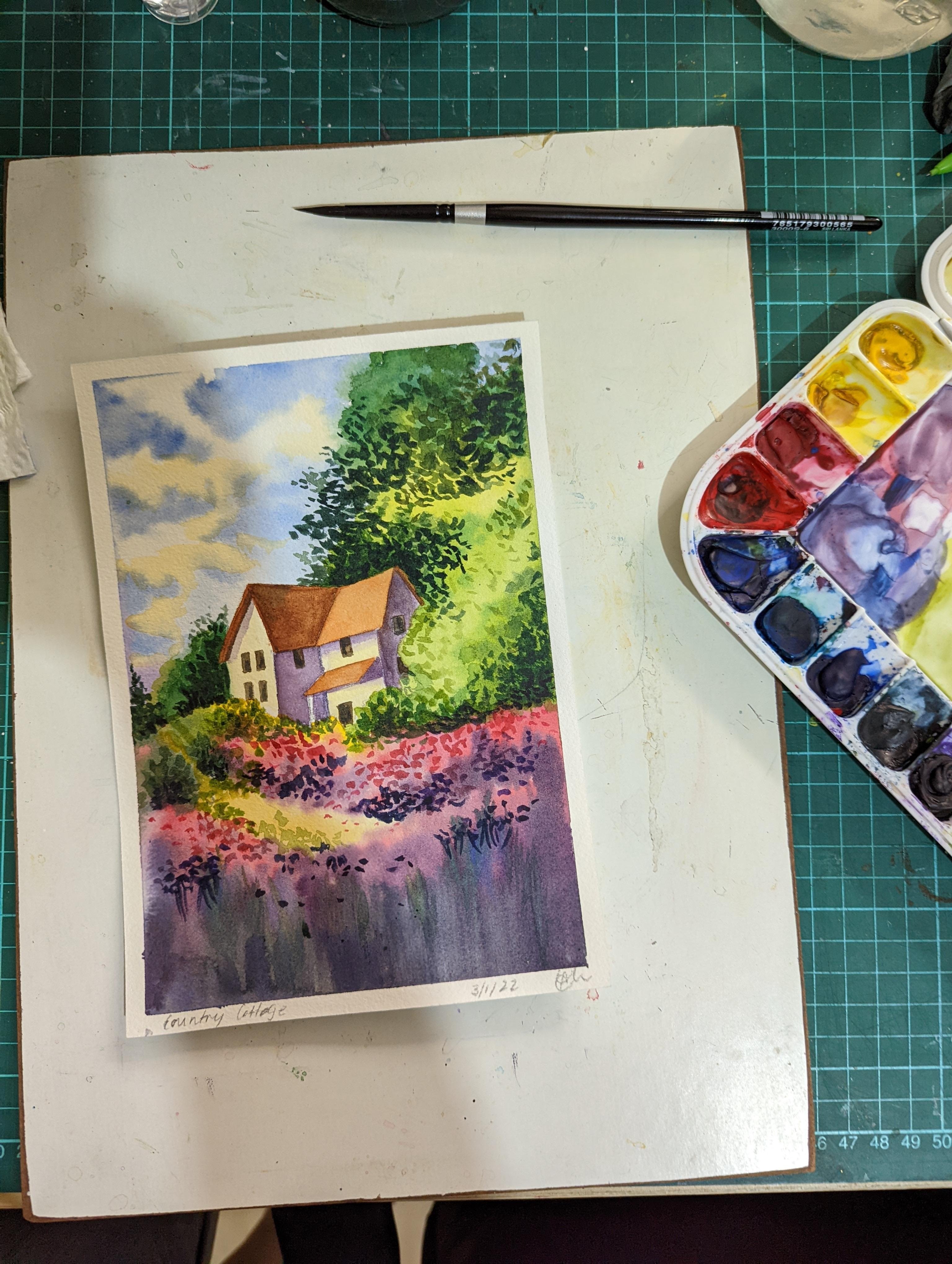 A country cottage - student project