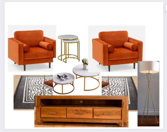 TV Room Design - student project