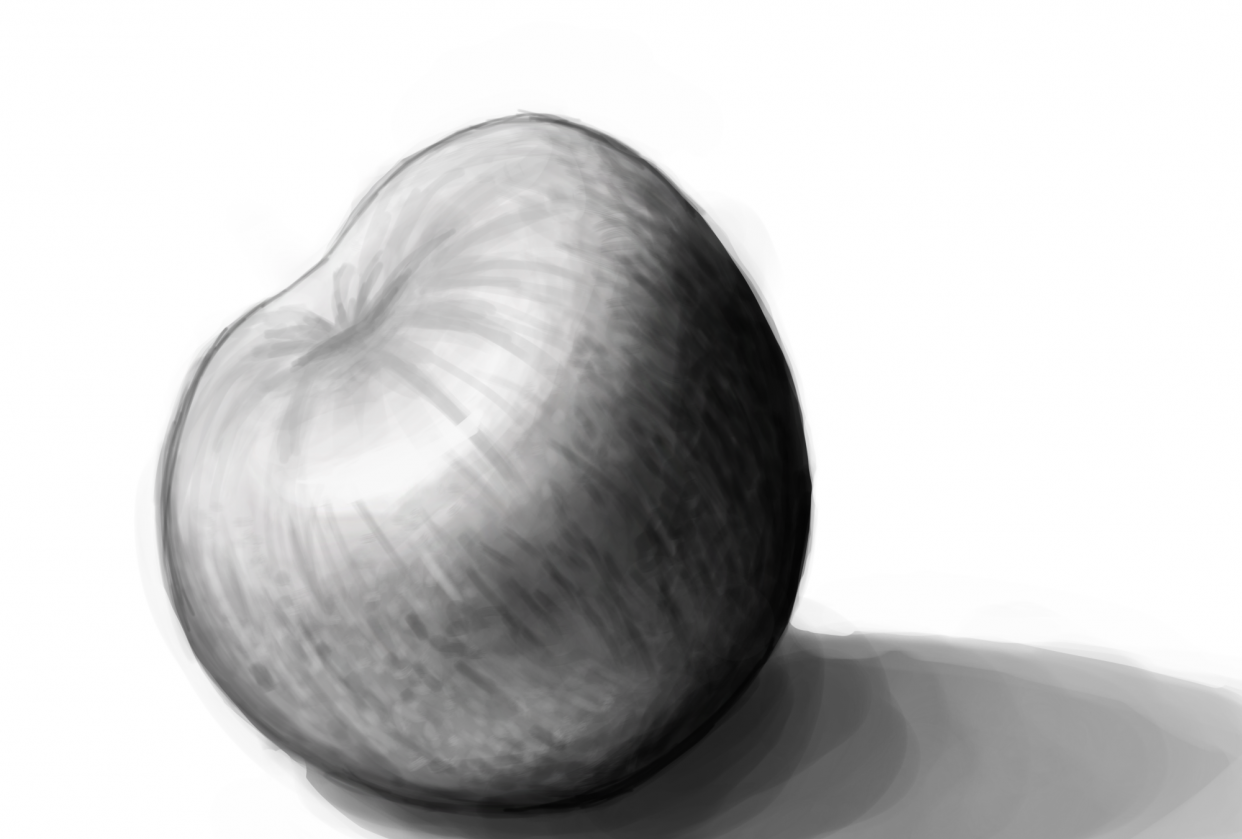 Apple drawing