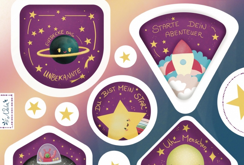 Space Sticker- what a Great Tutorial!