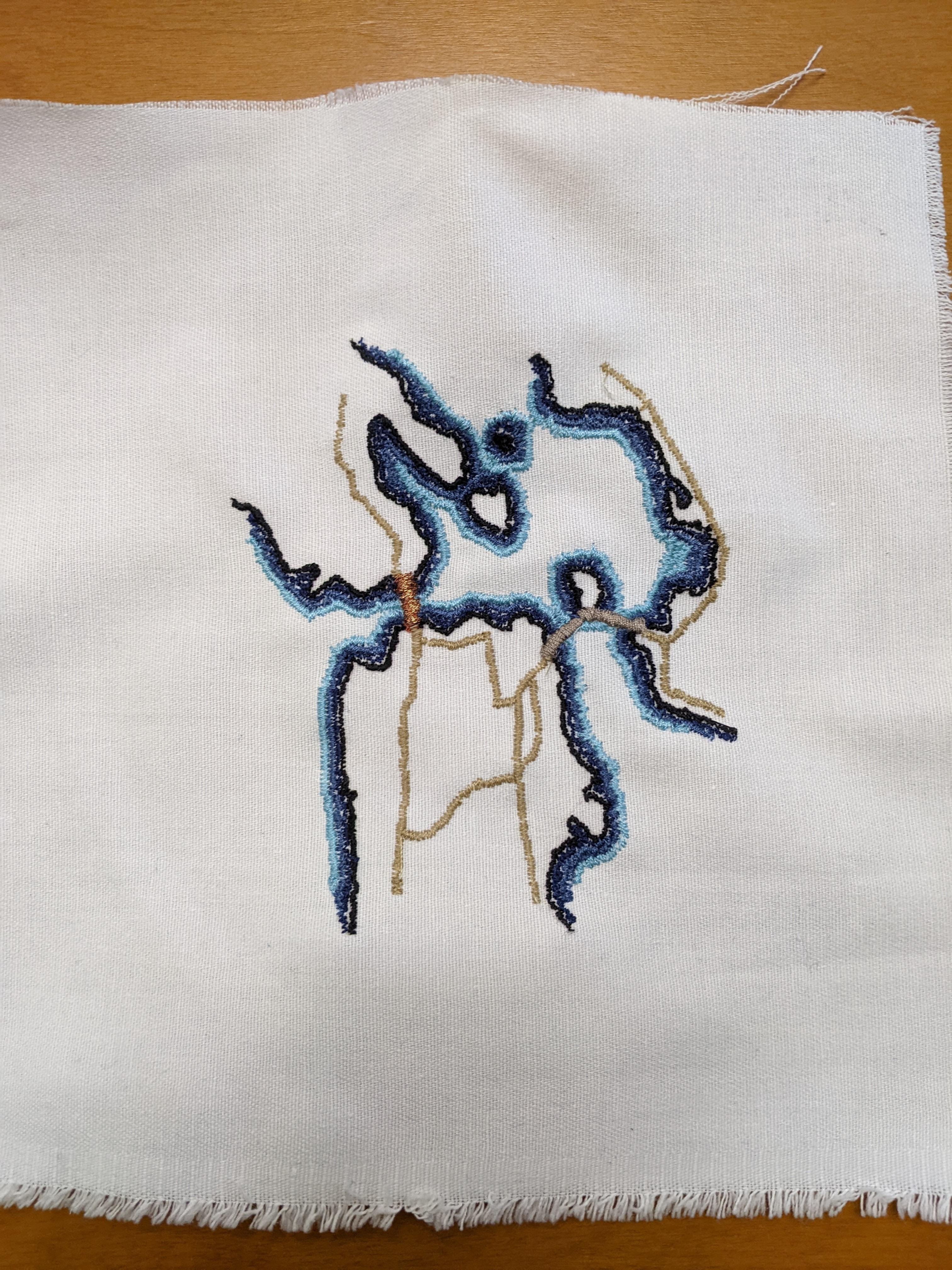 San Francisco Bay Area Embroidery - student project