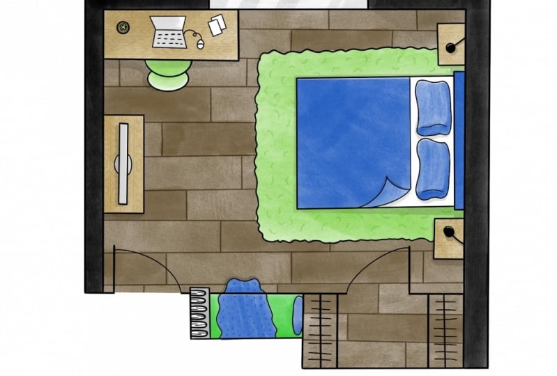 Floor Plan Illustration