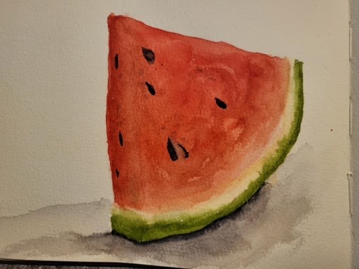 Watermelon for Tropical Fruit Series - student project