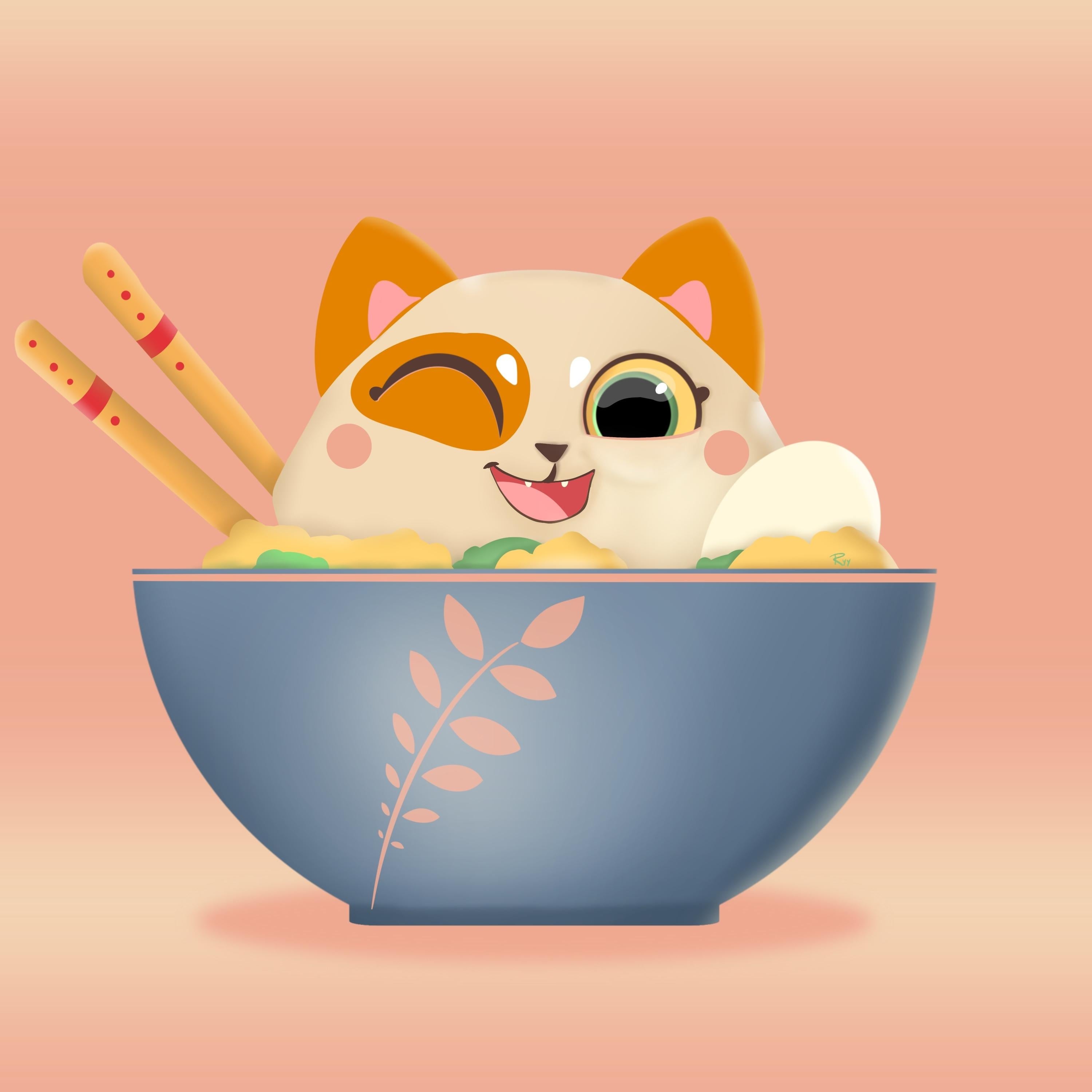 My Ramen Cat - student project