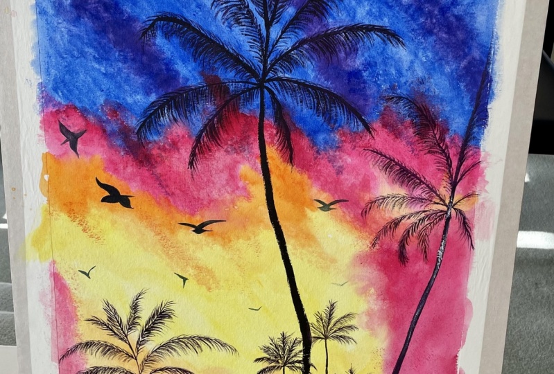 Teresa’s tropical sunset