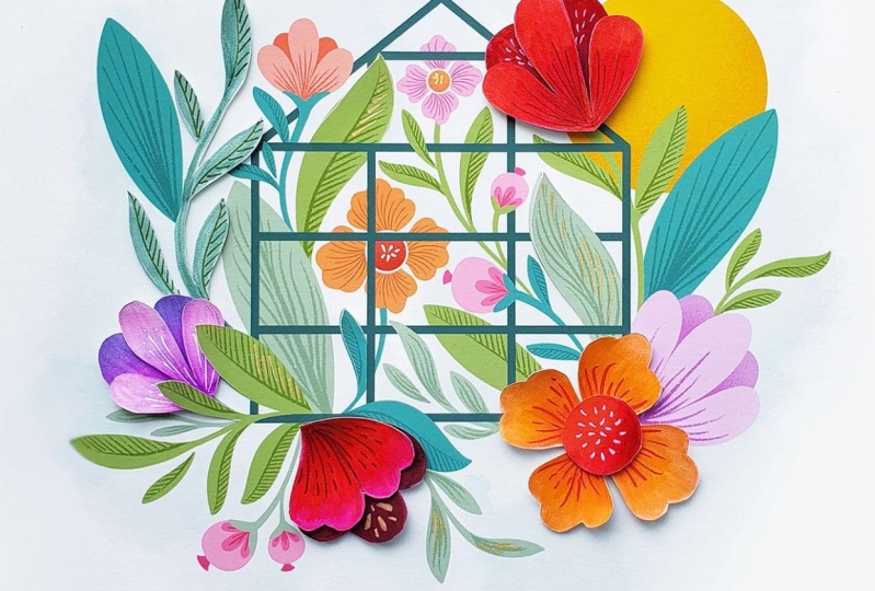 Vibrant Greenhouse