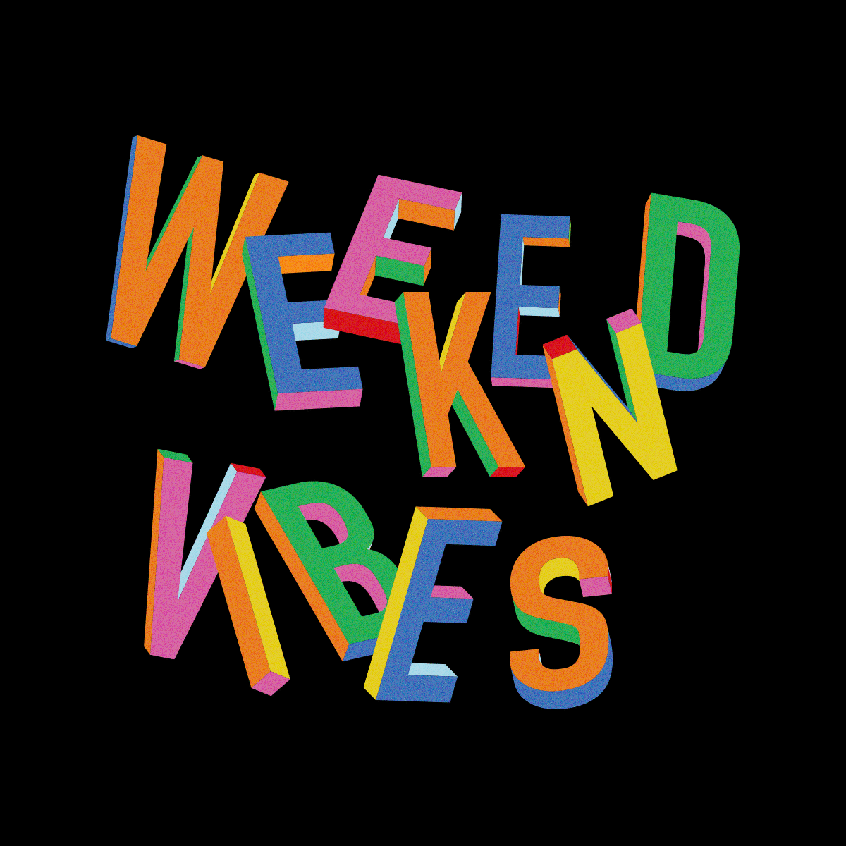 Weekend vibes - student project