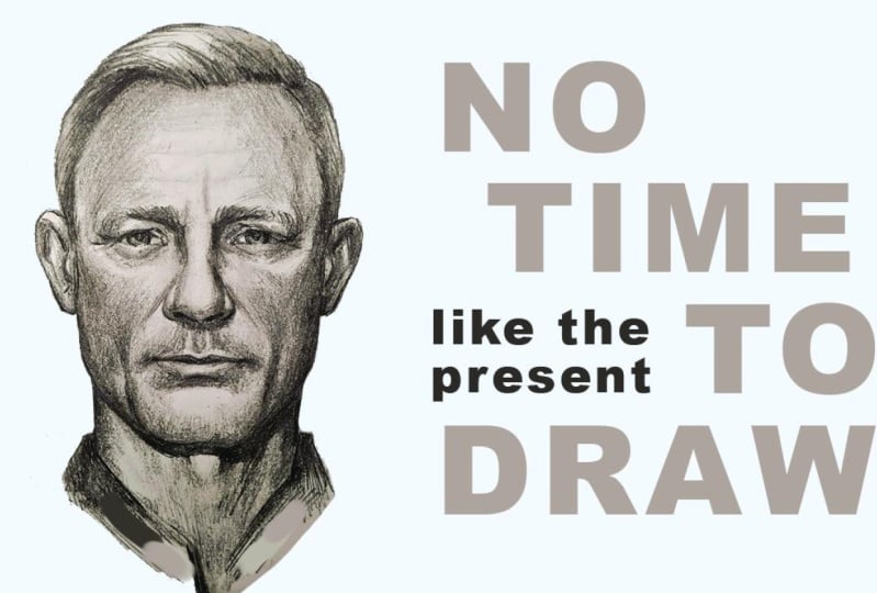 Daniel Craig portrait