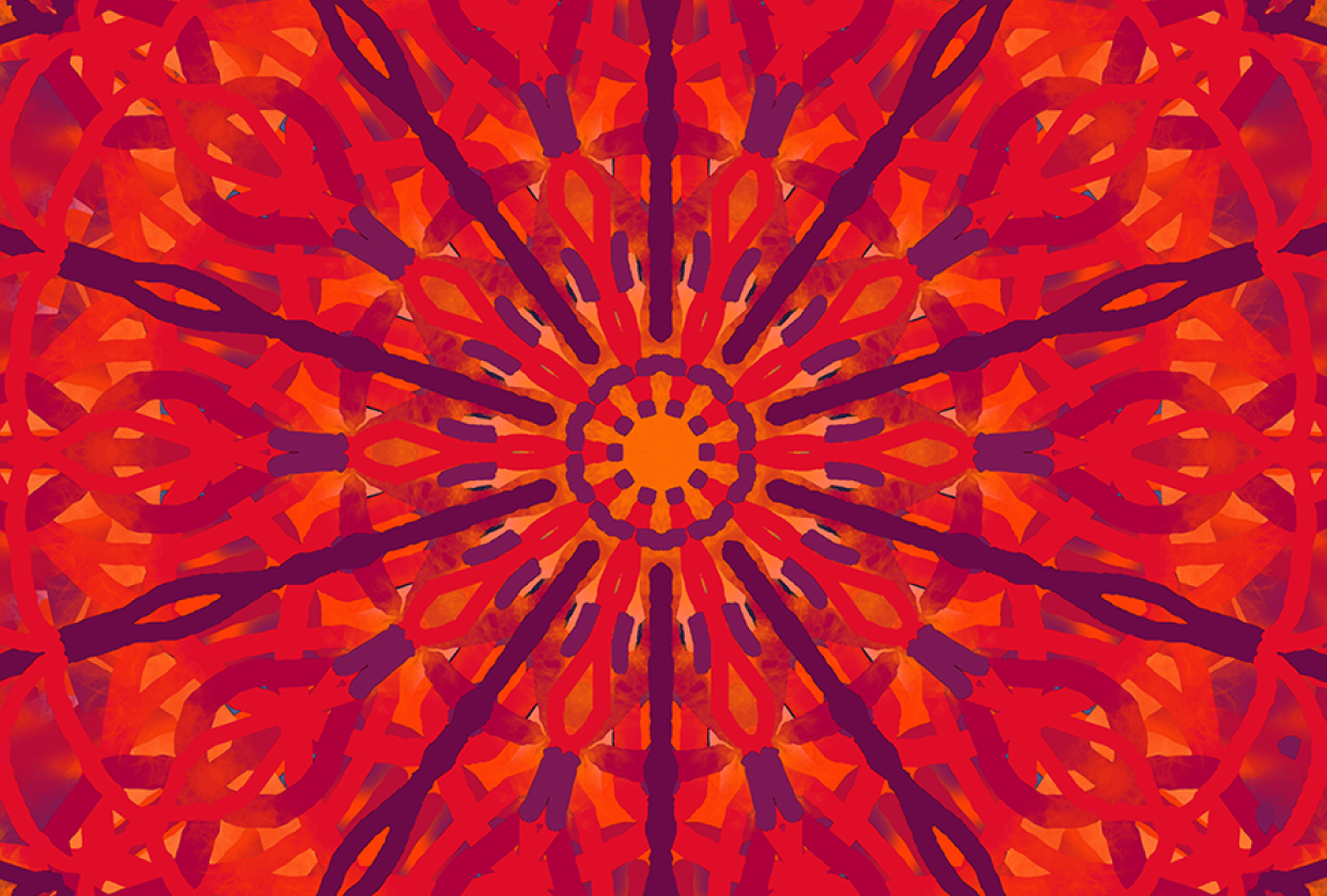 My first two mandalas - student project