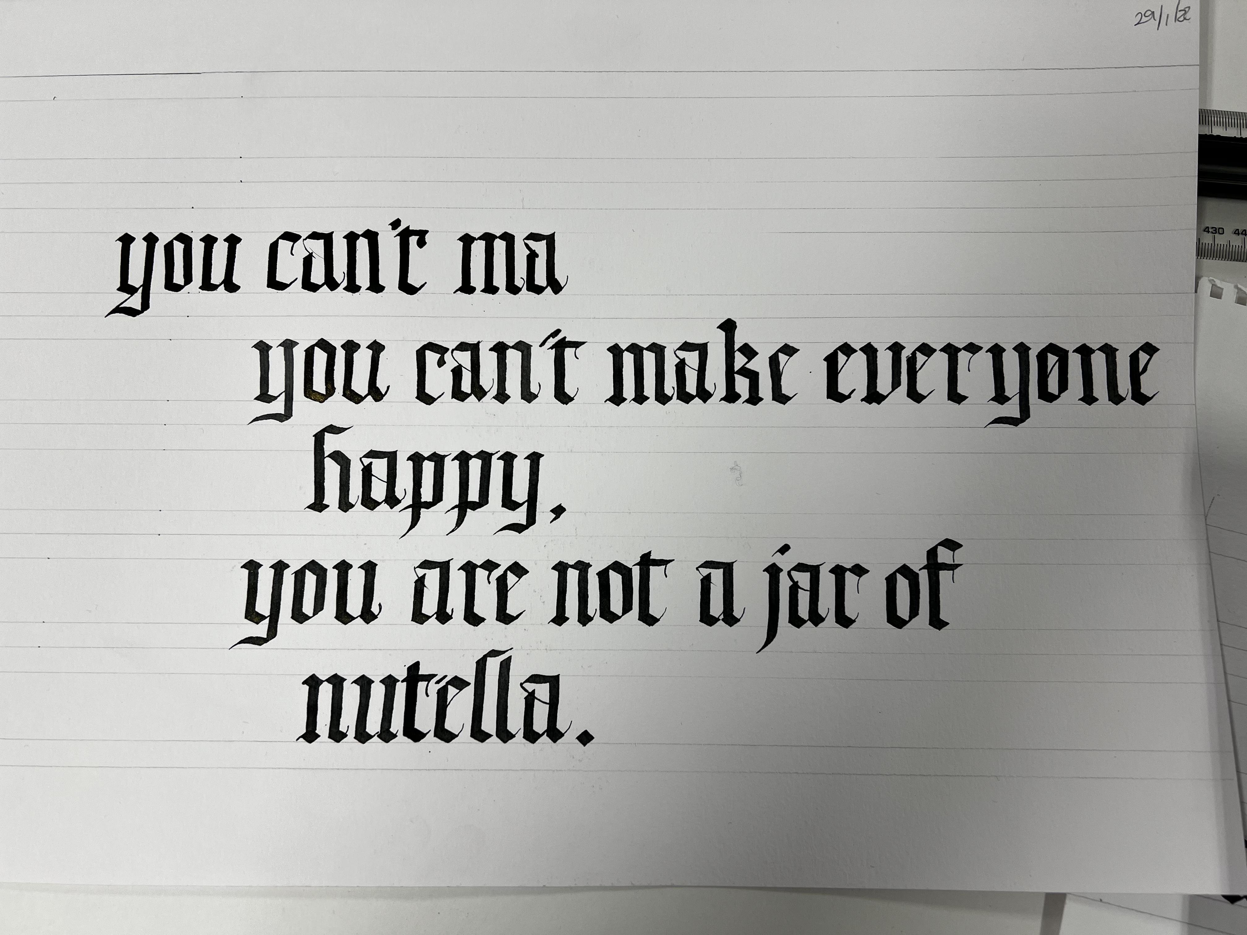 short quote - student project