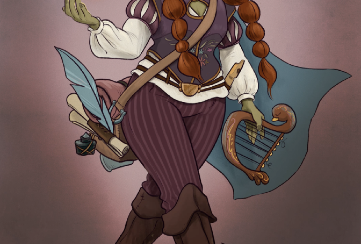 Halforc Bard - student project
