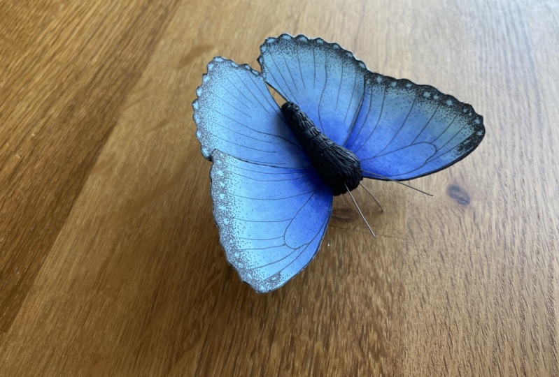 How To Make Butterflies - Mixed Media Butterfly Sculpture - Clay, Paper, Ink, Wa