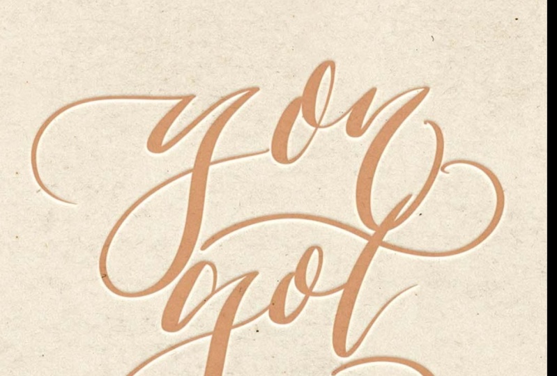 Quote with Letterpress
