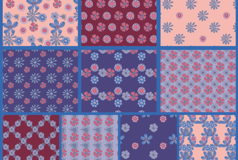 My project using Symbols in Adobe Illustrator