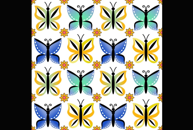 Butterflies & Flowers