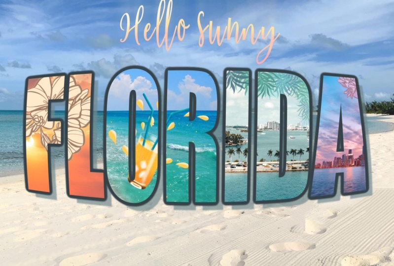 Travel postcard
