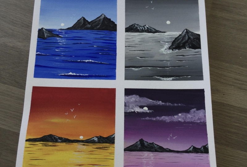 A great gouache class