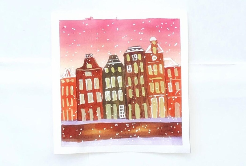 Snowy Amsterdam