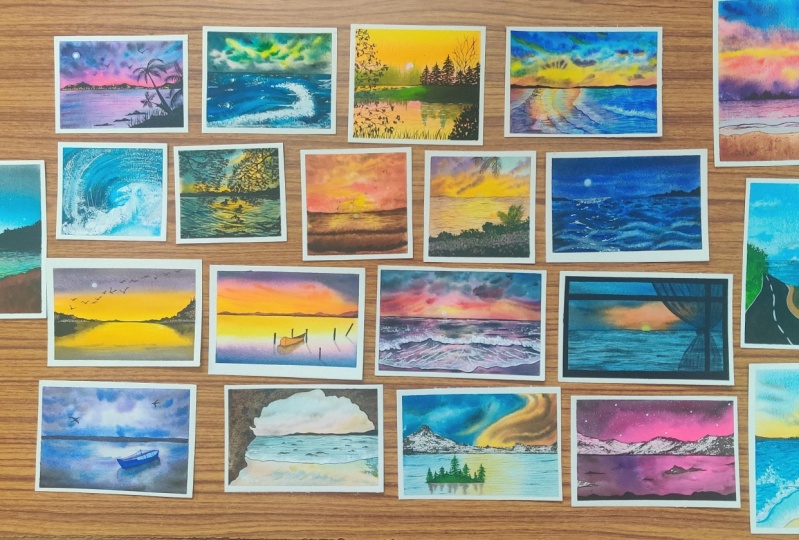 Watercolor Seascapes