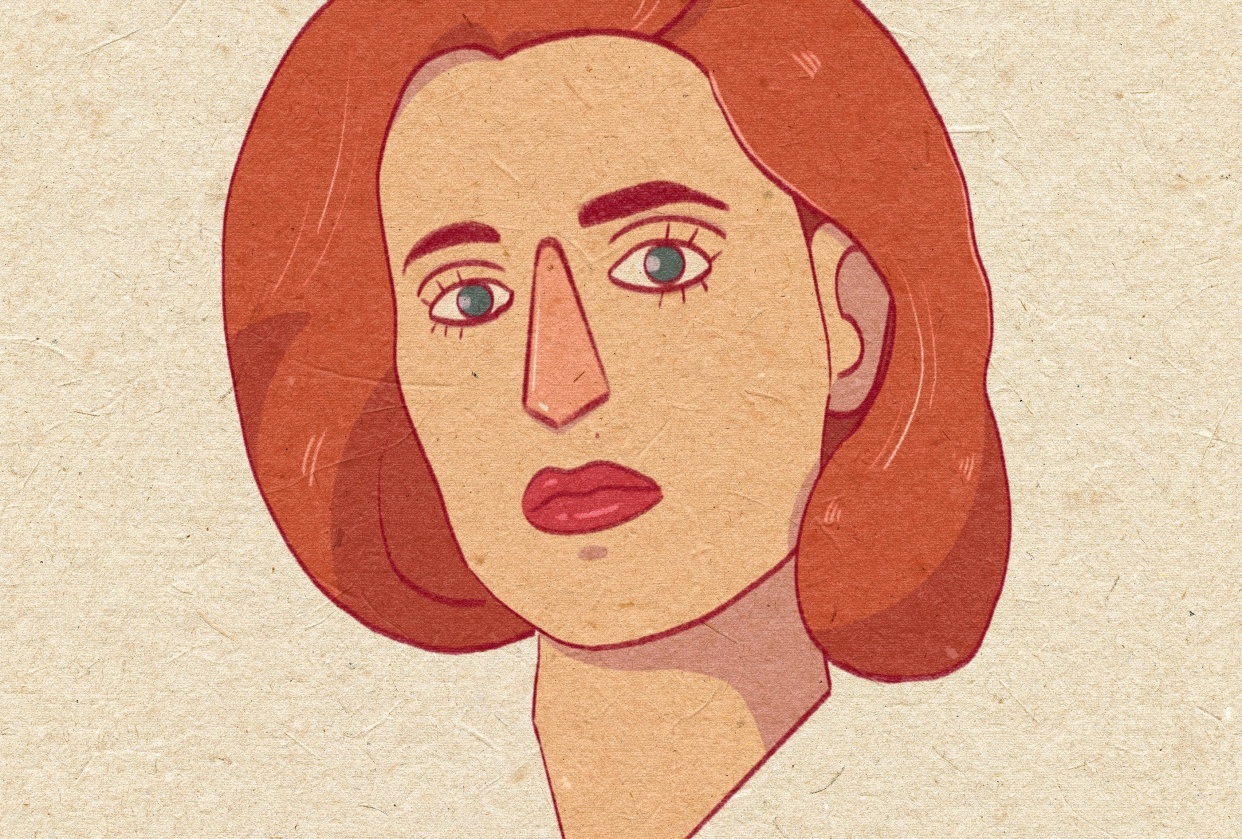 Stylized Scully Portrait - student project