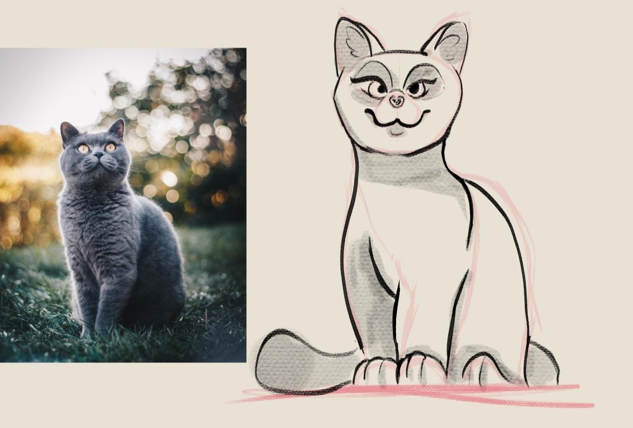 Finished sketch - student project