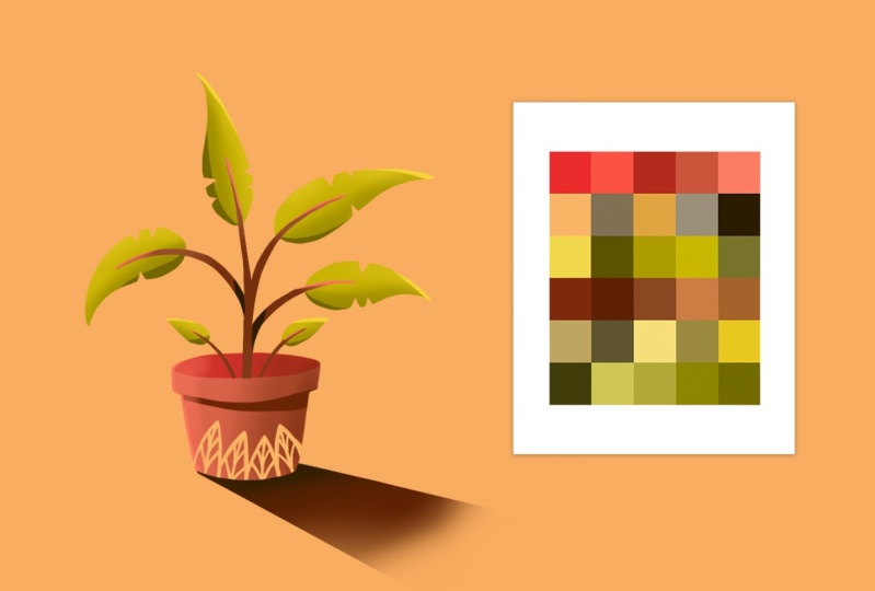 Plant Pot Bliss - Colour Palette