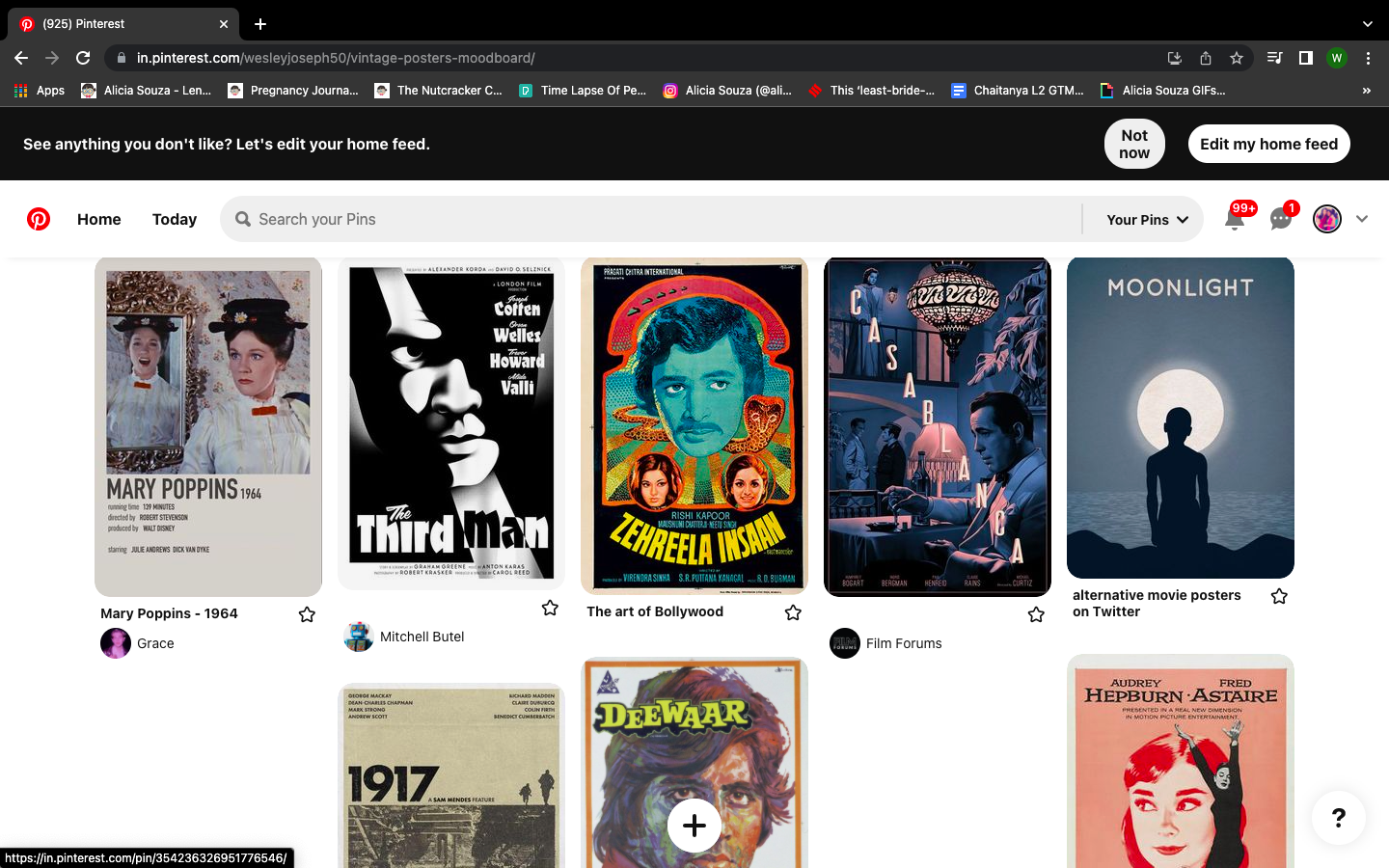 Putting Together My Moodboard - student project