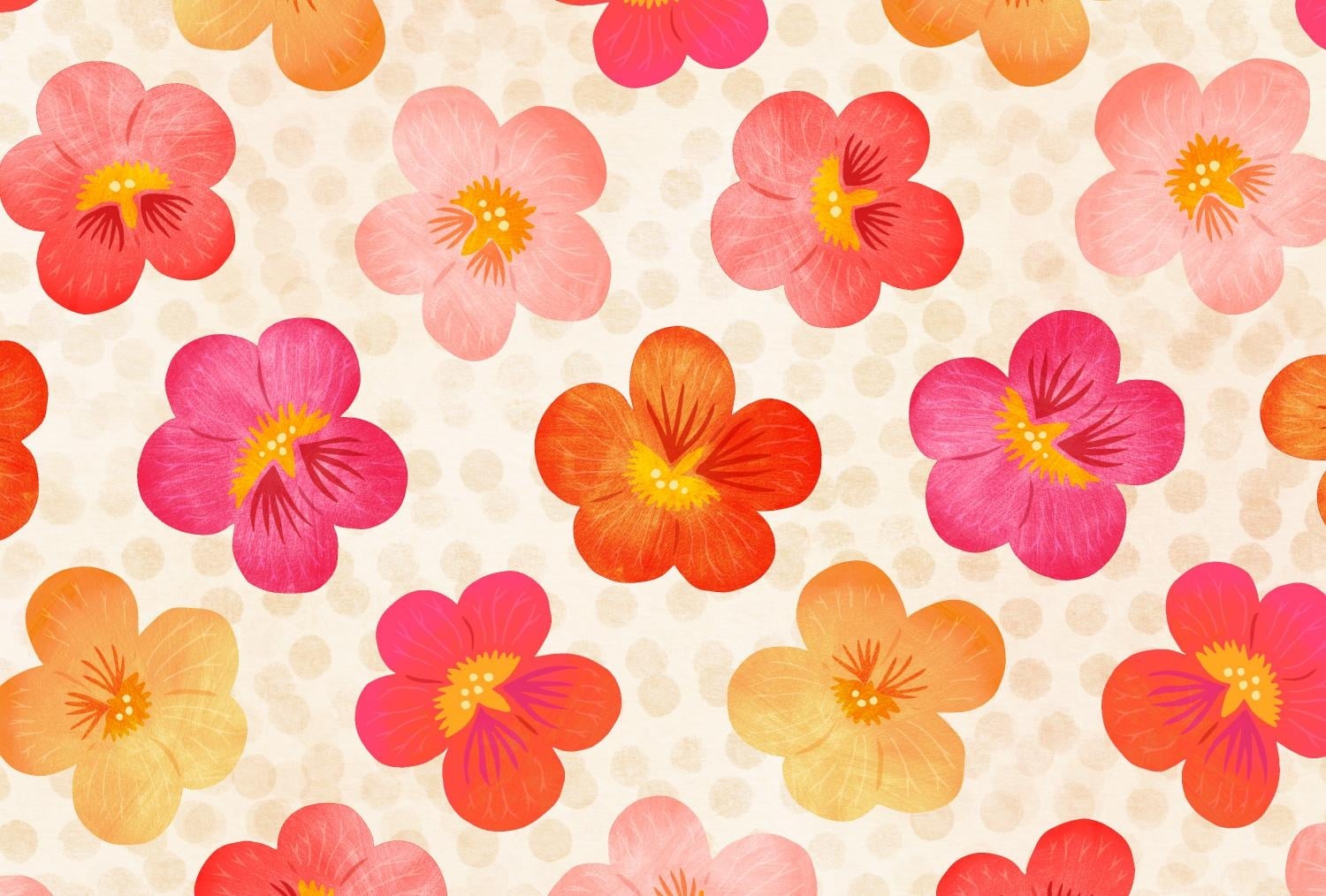 Nasturtium Flowers
