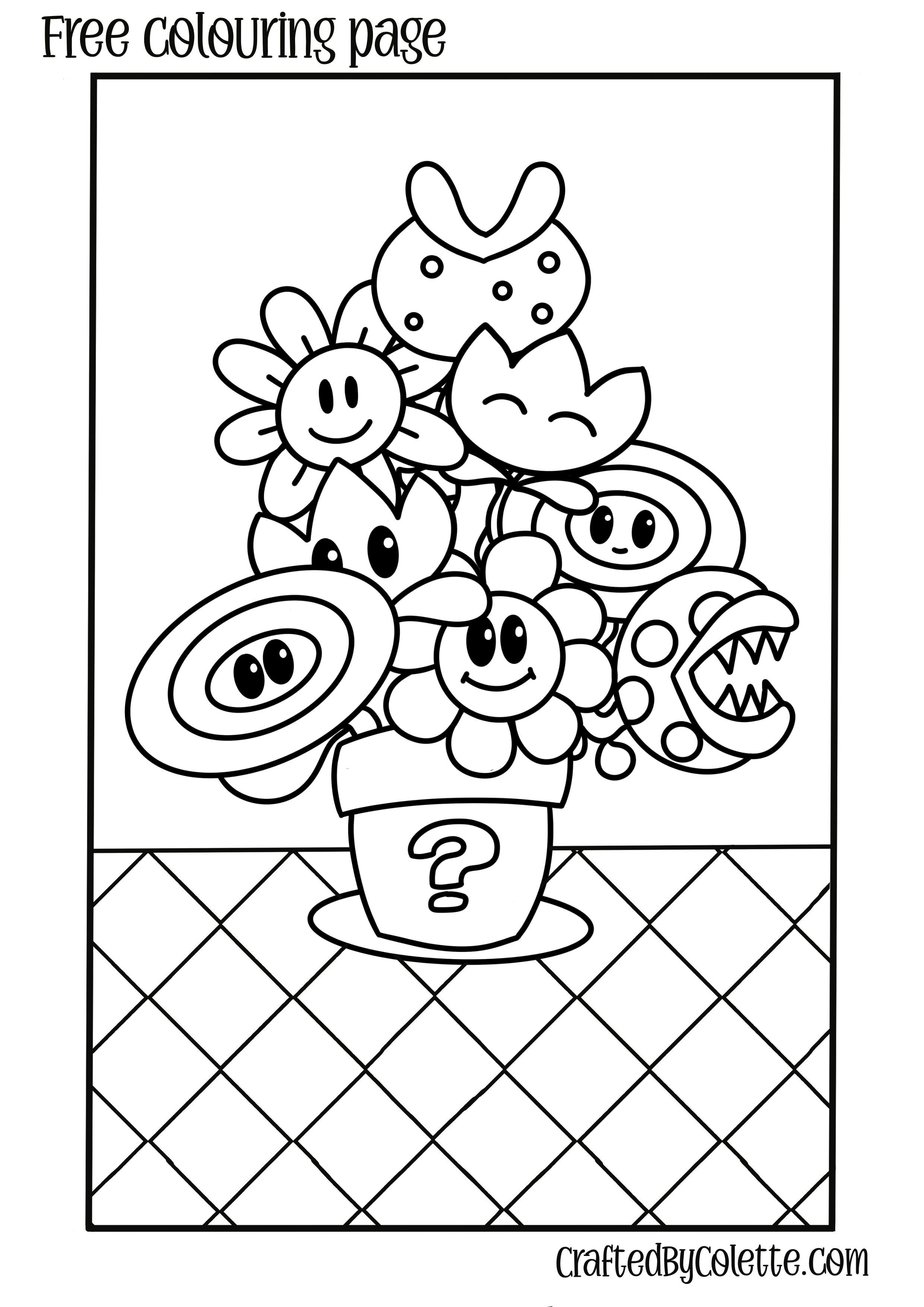 Mario flowers - student project
