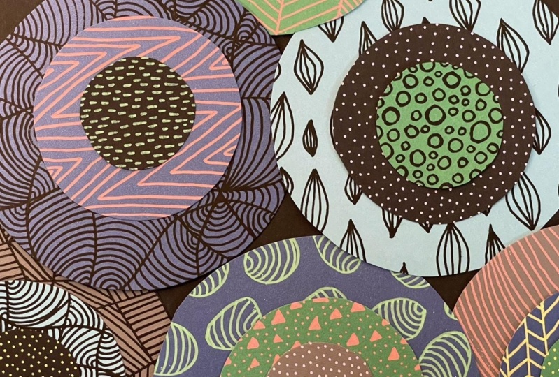 Abstract Pattern Collage