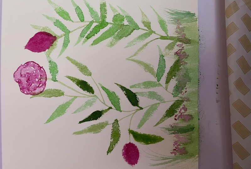 Watercolour Leaves