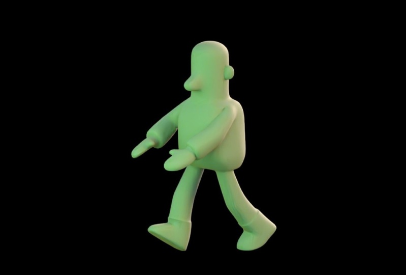 Walkcycle - work in progress