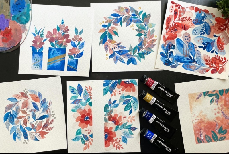 Modern Gouache Techniques