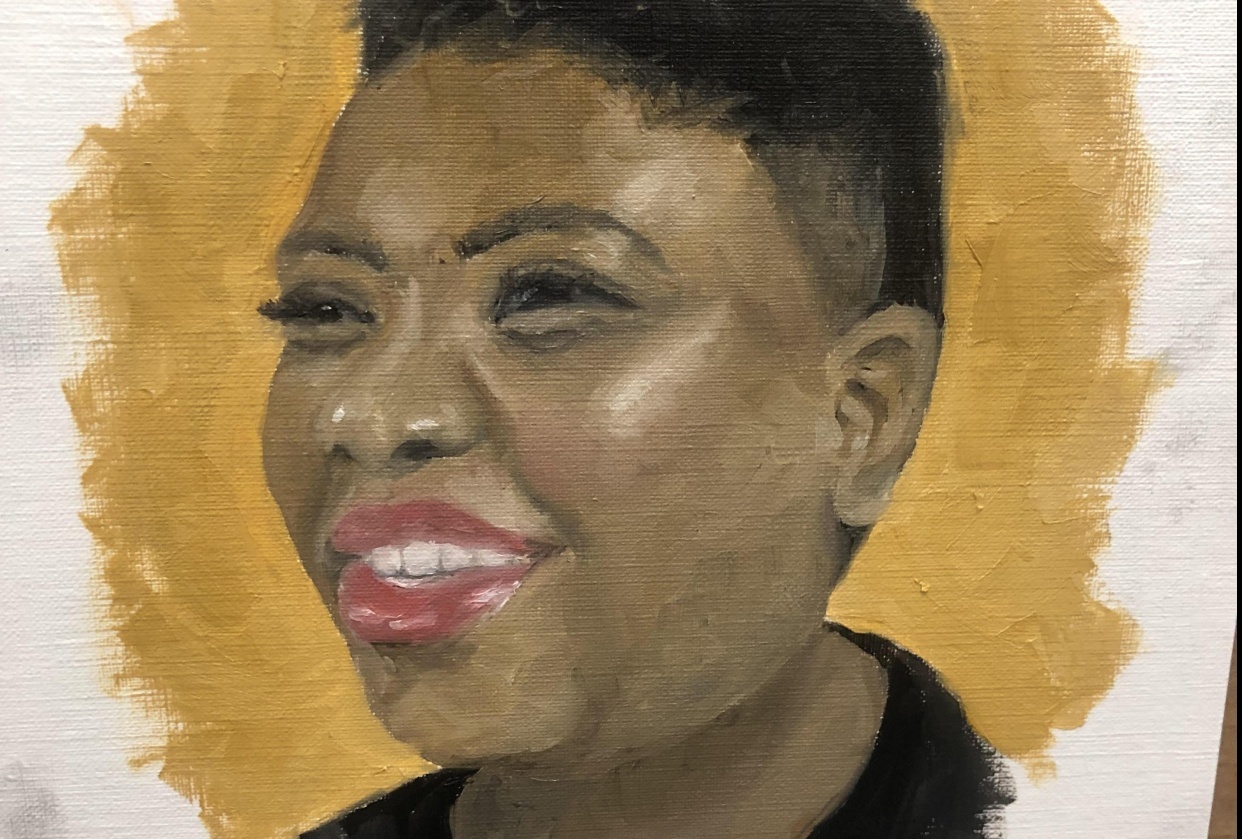 I can't believe I painted this - student project
