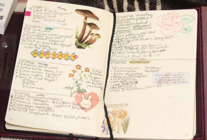 my messy but colorful week