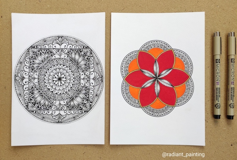 Octagon and Seed of Life Mandala