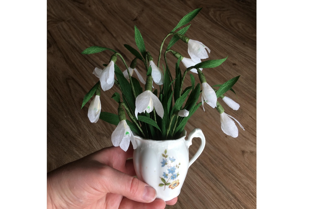 Snowdrop milkjar - student project